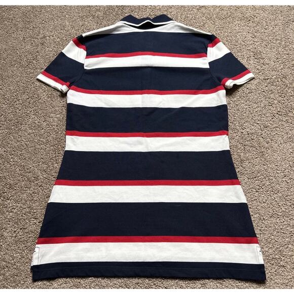 Women’s Size XS Tommy Hilfiger Classic Fit Red White & Blue Striped Polo - Picture 4 of 4